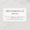 Search for notary public business cards Elegant
