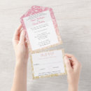 Search for pink paisley wedding invitations Elegant