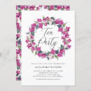 Search for purple tea party invitations Watercolor