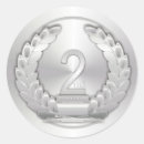 Search for runner up stickers Medal