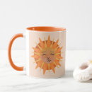 Search for watercolor sun mugs Illustration