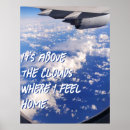 Search for plane in clouds posters Travel