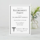Search for doctors retirement party invitations Elegant