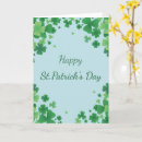 Search for st patricks day cards Clover