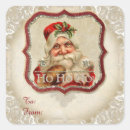Search for vintage st nicholas stickers Father christmas