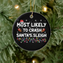 Search for sleigh christmas tree decorations Xmas