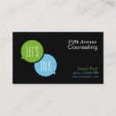 Search for marriage and family therapist business cards Counseling