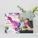 Search for girl dinosaur birthday invitations Baby girl