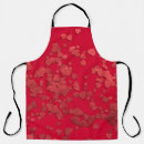 Search for red love heart aprons Background