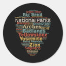Search for us national parks stickers Campfire nights
