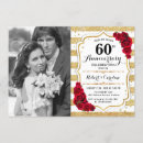 Search for red white gold invitations Picture
