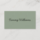 Search for sage green business cards Professional