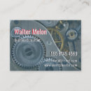 Search for clockwork business cards Steampunk