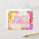 Search for orange flower happy birthday postcards Yellow