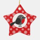 Search for red robin christmas tree decorations Bird