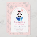 Search for girl penguin invitations Girly