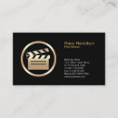 Search for clapperboard business cards Camera operator