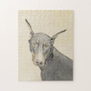 Search for doberman pinscher puzzles Dobermann