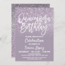 Search for grey ombre invitations Sparkly sparkles