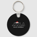 Search for christmas kitten key rings Santa