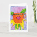 Search for love tea postcards Hearts