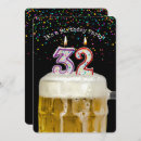 Search for 32nd birthday invitations Party