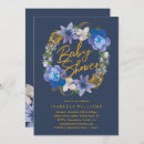 Search for navy blue gold baby shower invitations Watercolor