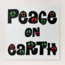 Search for peace sign puzzles Red