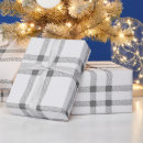 Search for grey plaid wrapping paper Simple