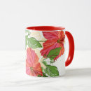 Search for hibiscus mugs Red