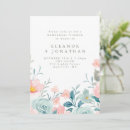 Search for mint rehearsal dinner invitations Floral