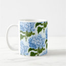 Search for green hydrangea mugs Blue