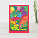 Search for 5th dinosaur birthday cards Bright