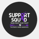 Search for cancer support stickers Purple