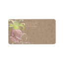 Search for gold pineapple return address labels Hawaiian