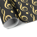 Search for clef wrapping paper Gold
