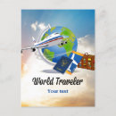 Search for world travel postcards Aeroplane