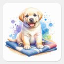 Search for cute labrador stickers Watercolor