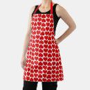 Search for queen of hearts aprons Red