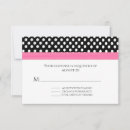 Search for polka dots pattern rsvp cards Pink