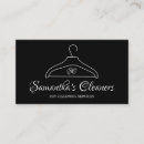 Search for hanger business cards Dry cleaning