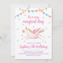 Search for magical day birthday invitations Watercolor