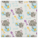 Search for cute cat pattern fabric Kitty