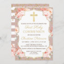 Search for christian first communion invitations Pink