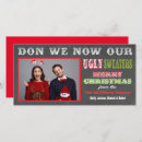 Search for ugly sweater photo christmas cards Funny