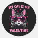 Search for valentine cat stickers Cupid