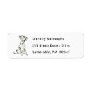 Search for dalmation return address labels Dalmatian