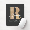 Search for alphabet mousepads Monogrammed