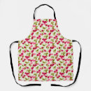 Search for cherry pattern aprons White