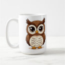 Search for cute owl design mugs Illustration